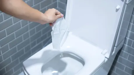 Ce să nu arunci niciodată în vasul de toaletă. Riști să se înfunde