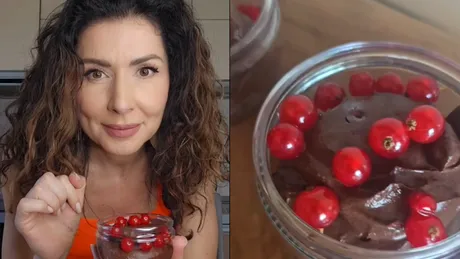 Cremă de ciocolată cu rom, desertul preferat al lui Carmen Brumă. Ingredientul surprinzător folosit de vedetă: „O să zici că-s nebună, dacă spun ce am aici!”