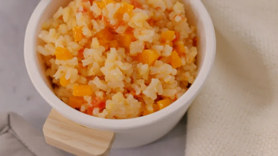 Risotto cu dovleac – rețetă delicioasă pentru copii mofturoși