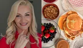Rețeta de clătite pufoase a Elwirei Petre. A dezvăluit ingredientele: „Eu am folosit făină fără gluten”