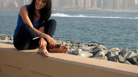 Corina Caragea si-a petrecut ziua de nastere in Dubai