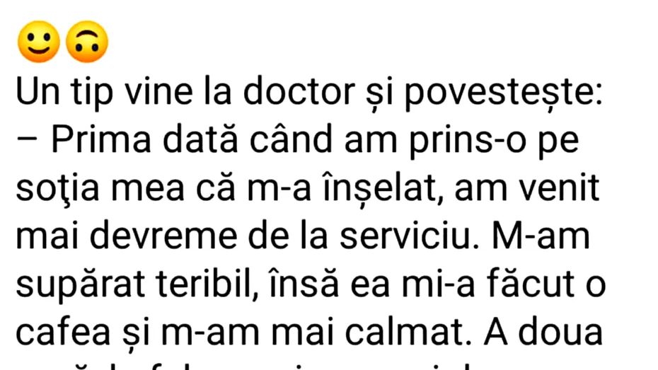 BANC | Pacientul, doctorul și nevasta infidelă