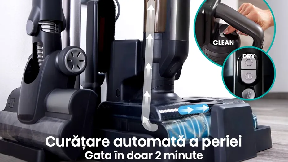 (P) Hisense 3-în-1 Wet & Dry Expert: un aspirator pentru curățenie completă, fără compromisuri