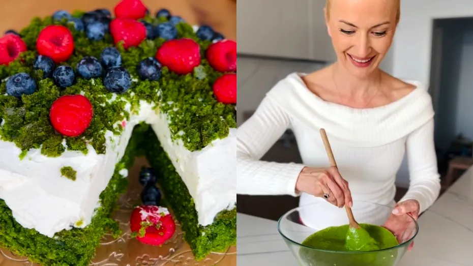 Prăjitură cu spanac. Rețeta inedită recomandată de Elwira Petre