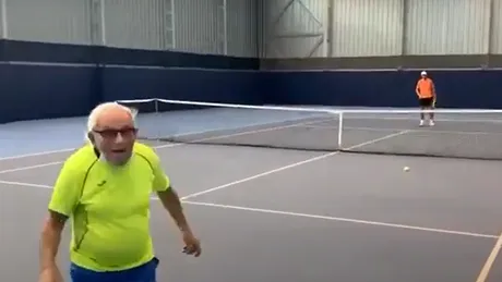 Cel mai bătrân jucător de tenis a decis să rămână în Ucraina, în timpul războiului: Vreau să ajung la 100 de ani