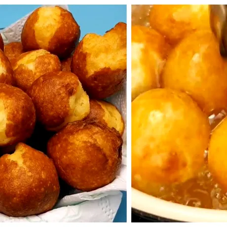 Rețeta veche de gogoși cu lingura! Cum le prepari fără pic de drojdie și praf de copt. VIDEO