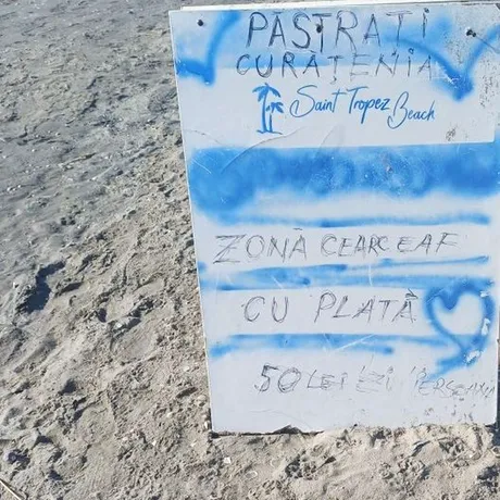 Litoralul românesc e tot mai surprinzător! Plaja din România unde costă 50 de lei pe zi să poți sta pe cearceaf