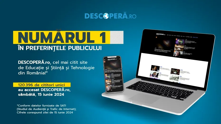 DESCOPERĂ.ro, cel mai citit site de Educație și Știință și Tehnologie din România!