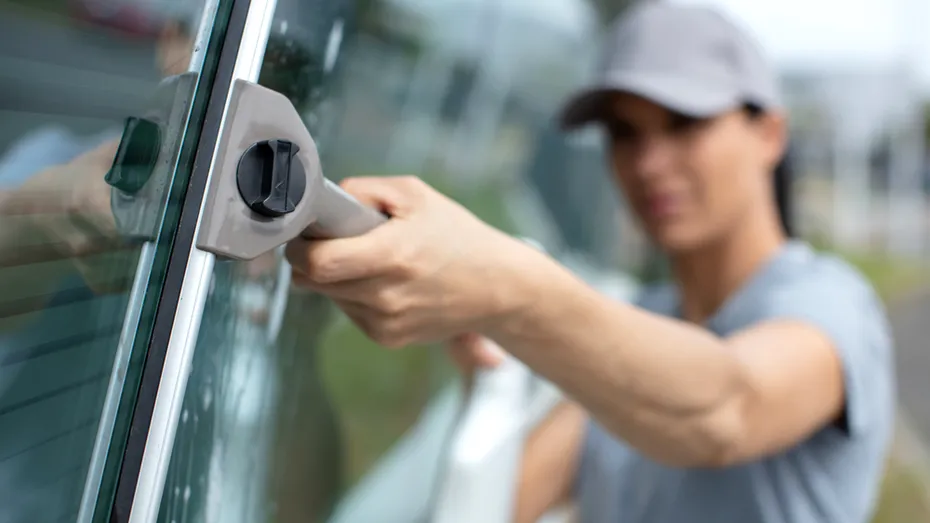 Cu ce cureți cimentul de pe geamuri. Sfaturi UTILE pentru a nu le zgâria