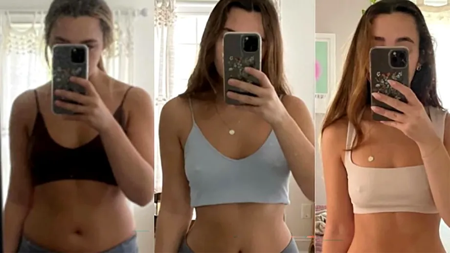 Tânăra din imagine a slăbit 7 kilograme fără nicio dietă. A mâncat orice, dar a făcut acest lucru în fiecare zi