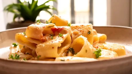 Paste cu brânză şi conopidă