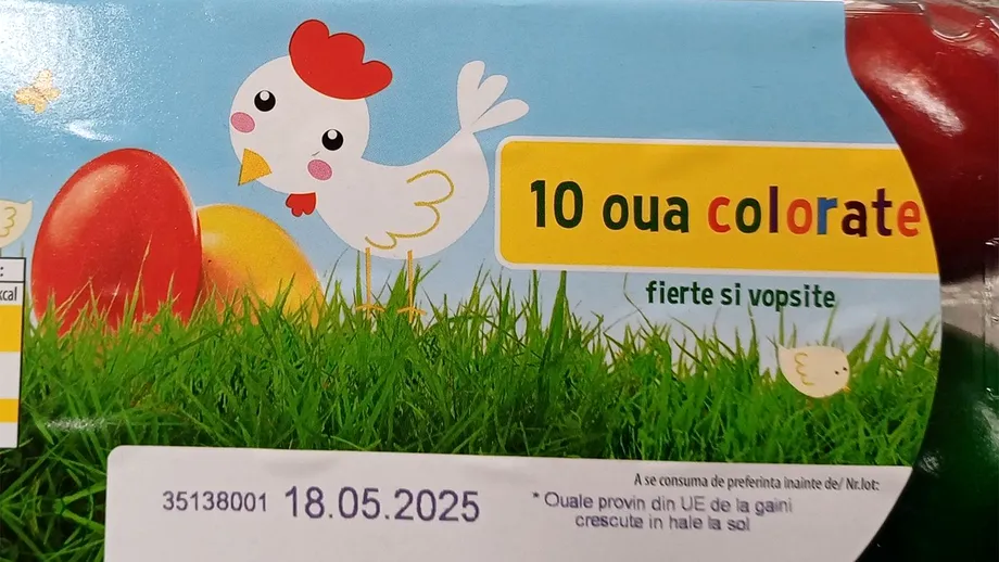 Ce sunt ouăle vopsite de la Delaco, din Mega Image, de fapt. Reacția APC: 