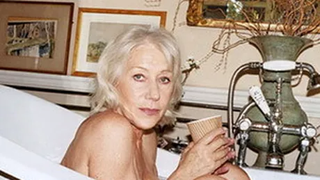 Amuzant sau socant? Helen Mirren a pozat topless, la 64 de ani!