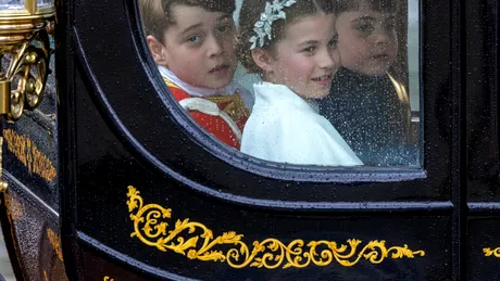 Copiii prințului William, vedete la Încoronarea Regelui Charles. Imagini de colecție