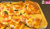 Pizza bogată în proteine, cu Șuncă Praga vrac Matache Măcelaru’