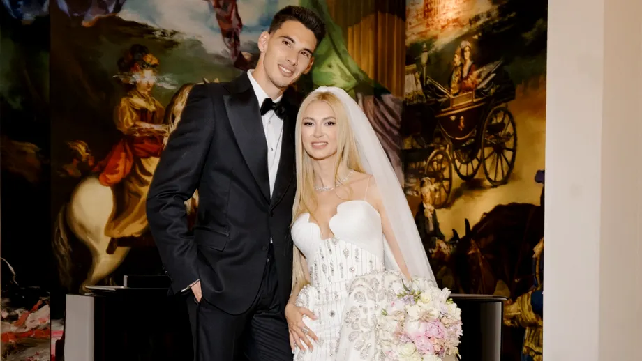 Imagini spectaculoase de la nunta Andreei Bălan cu Victor Cornea. Cine a lipsit de la marele eveniment