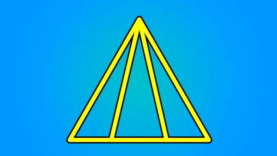 Test de inteligență |  Câte triunghiuri sunt în această imagine, de fapt?