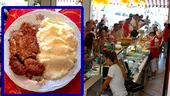 Cât costă un șnițel cu piure de cartofi, la 