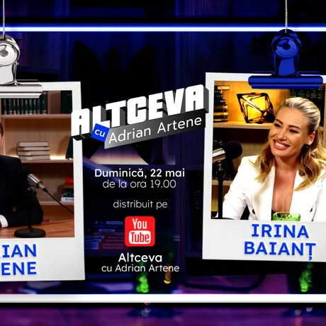Soprana Irina Baianț, invitată la podcastul ALTCEVA cu Adrian Artene