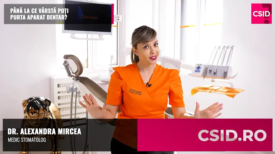 Dr. Alexandra Mircea: Alinierea dinților cu aparat dentar e posibilă la orice vârstă