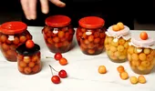 Rețetă compot de cireșe fără sâmburi. Ingredientul secret care îl transformă în curcubeu pe cerul gurii