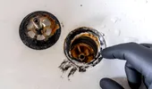 Substanța neagră și lipicioasă din chiuveta de la baie. Ce este, de fapt, și cum scapi de ea