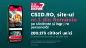 CSID.ro, accesat de peste 200.000 de clienți unici, pe 30 aprilie. Din nou, cea mai citită sursă de Sănătate și Îngrijire Personală din România!