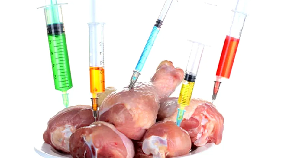 Carne de pui cu hormoni, arsenic şi antibiotice - Ştii ce mănânci?