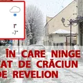 Orașele din România în care va ninge neîncetat de Crăciun și de Revelion, potrivit meteorologilor Accuweather