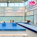 Nadia Comăneci, prezentă la selecția pentru cursurile gratuite de gimnastică destinate copiilor între 2 și 8 ani, la sala de gimnastică „Nadia Comăneci” din Otopeni