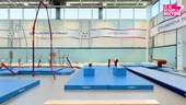 Nadia Comăneci, prezentă la selecția pentru cursurile gratuite de gimnastică destinate copiilor între 2 și 8 ani, la sala de gimnastică „Nadia Comăneci” din Otopeni