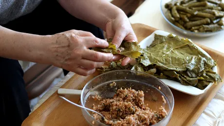 Cele mai bune sarmale de post cu ciuperci și orez în foi de viță. Nu rămâne nimic în farfurie!