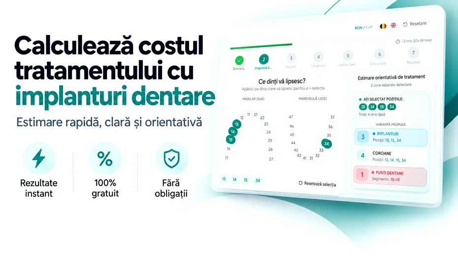 (P) De la implant la dintele final: tehnologia care explică opțiunile și costurile