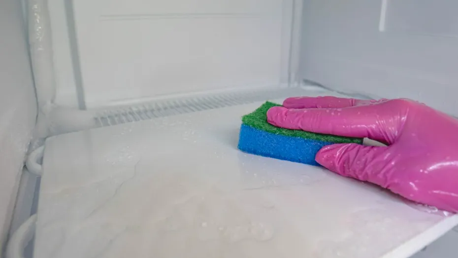 Ce se întâmplă dacă ții buretele de vase în congelator. Trucul genial al verii