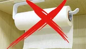 Adio, prosoape de hârtie din bucătărie. Risc de Salmonella și E. coli