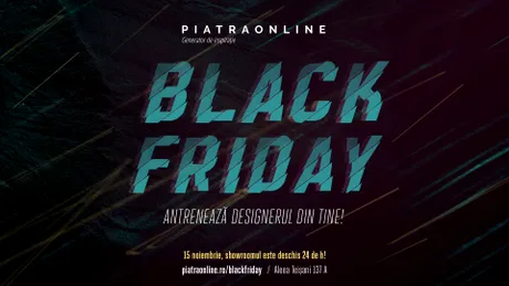 (P) PIATRAONLINE intră în cursa Black Friday