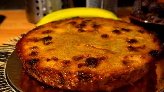Tartă cu banane și curmale, desertul gata în mai puțin de o oră. Rețeta recomandată de chef Paul Constantin