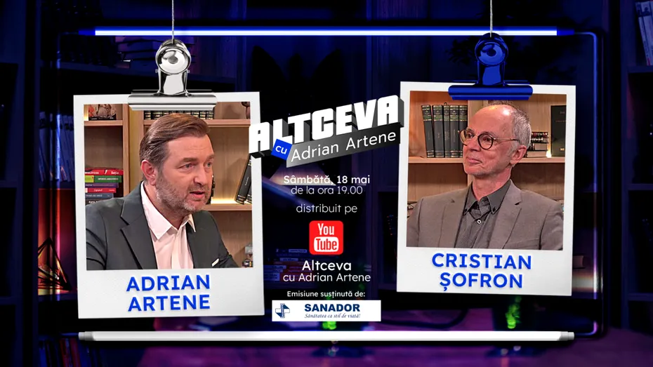 Cristian Șofron, unul dintre copiii-fenomen ai cinematografiei din România, invitat la Altceva cu Adrian Artene