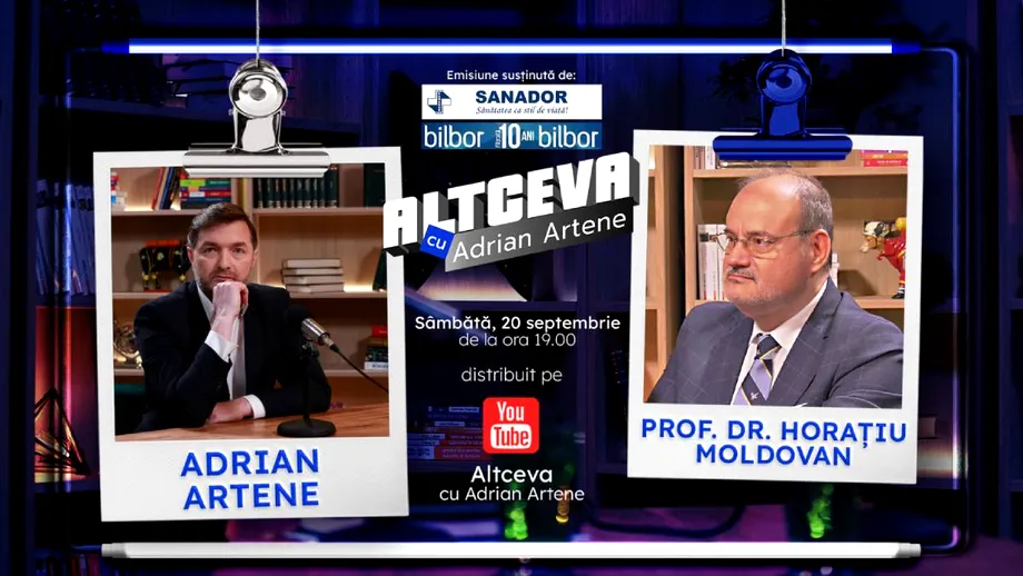 Reputatul profesor Horațiu Moldovan dezvăluie secretele inimii la ”Altceva cu Adrian Artene”: ”Avem inimi de femei în trupuri de bărbat”