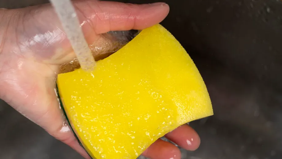 Cum să cureți și să dezinfectezi CORECT un burete de bucătărie