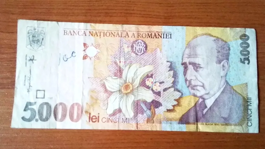 Mai ții minte bancnota de 5.000 lei cu Lucian Blaga din 1998? Cu ce sumă mare de bani se vinde acum, în 2025?