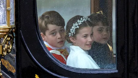 Copiii prințului William, vedete la Încoronarea Regelui Charles. Imagini de colecție