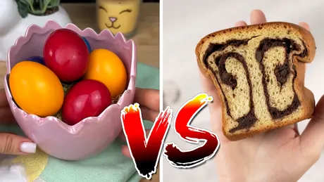 Ce îngrașă mai mult: 4 ouă fierte sau o felie de cozonac? Am făcut calculul caloric complet