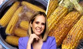 Porumb fiert sau porumb copt la grătar? Mihaela Bilic ne spune care este mai sănătos