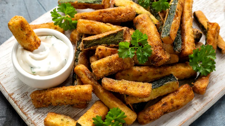 Cei mai buni dovlecei pane la cuptor. Fără niciun strop de ulei, dar foarte gustoși