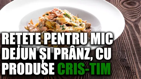 Lipie cu omletă și Salam Săsesc și Pappardelle cu Bacon