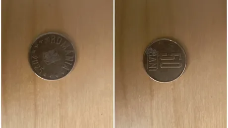 De ce unele monede de 50 de bani au marginile zimțate? Explicația pe care puțini români o știu