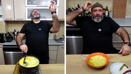 Ciorbă de păstrăv cu ciuperci. Rețeta originală a faimosului bucătar Bărbosu