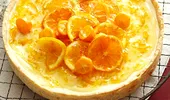 Tartă cu brânză şi portocale