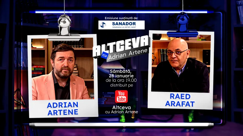 Raed Arafat, invitat la podcastul ALTCEVA cu Adrian Artene